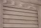 Mobile Preview: Landhaus Kleiderschrank mit Lamellen schmal Massivholz Dielenschrank Garderobenschrank Serie Köln PS617 1-trg. Fichte massiv Holz weiß lackiert Deep Brushed gebürstet Landhausstil modern