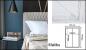 Mobile Preview: Polsterbett Malibu Klassik Bettgestell Kingsize - Queensize Silber grau Struktur Stoff Würfel Cube Rauten W Design elegant 140 x 200 cm inkl. Lattenrost