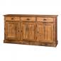 Preview: Kommode Sideboard Anrichte München 2  PS265 BAS Fichte voll massiv Holz lackiert Landhausstil Country style " Deep Brushed"