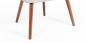 Preview: Lounge Sessel Lesesessel modern Hahnentritt Muster & Samt Velour altrosa - rosa " TOLEDO " Massivholz Füße in schwarz / braun / weiß Polstersessel Retro Trend