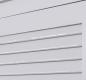 Preview: Lamellen Kleiderschrank Massivholz Silber grau Antik lackiert Dielenschrank Garderobenschrank Serie Köln PS619 3-trg. XL groß Fichte massiv Holz Landhausstil modern Vintage