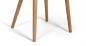 Preview: Küchenstuhl Esszimmerstuhl Polsterstuhl modern Samt Velour Stoff Puder apricot " Rom Klassik " Eisengestell oder Massivholz in 5 Farben Trend Design Vintage