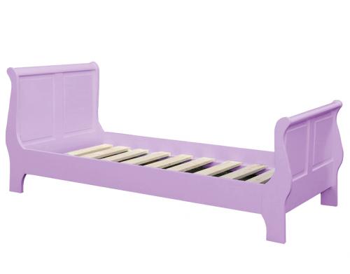 Kinderbett Einzelbett Prinzessin Fee Bett pink Massivholz Fichte lackiert 90x200cm mit Lattenrost