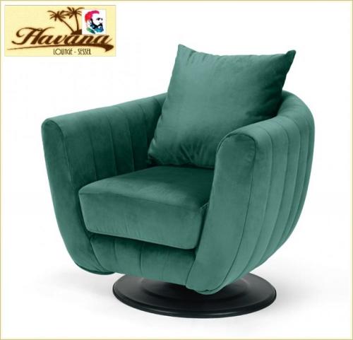 Designer Sessel grün Samt Velour Stoff Loungesessel green Polstersessel modern " Serie Havana " Polstermöbel Garnitur Gruppe auf Eisengestell