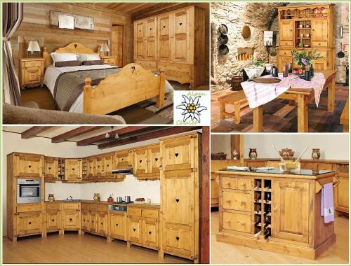 Preview: Landhausstil Hotel Stuhl Chalet Hüttenmöbel Fichte Massivholz Öl Beize " Serie Alpen Chalet " Pension Möbel Gastronomie Hoteleinrichtung Objekteinrichtung Gastronomie Hotelzimmer