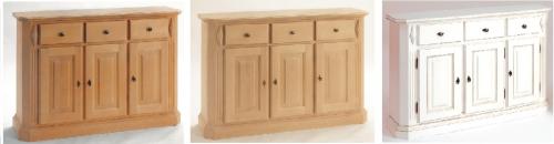 Kommode Konsole Anrichte Sideboard Fichte massiv gewachst Mod. 502 Landhaus