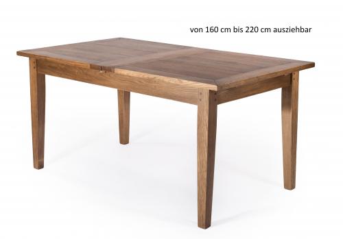 aktiv-moebel.de - Esstisch Ausziehtisch Eiche massiv Designer Provance