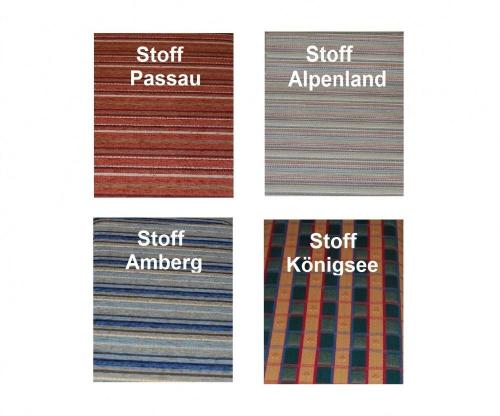 Preview: Landhaus Eckbankgruppe Kiel weiß lackiert 125x165cm Fichte massiv Holz Eckbank Set Landhausstil Massivholz beidseitig montierbar inkl. Kissensatz