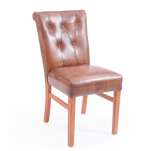 Stuhl / Sessel Kempten Echt Leder Farbe Nr. 702 Vintage