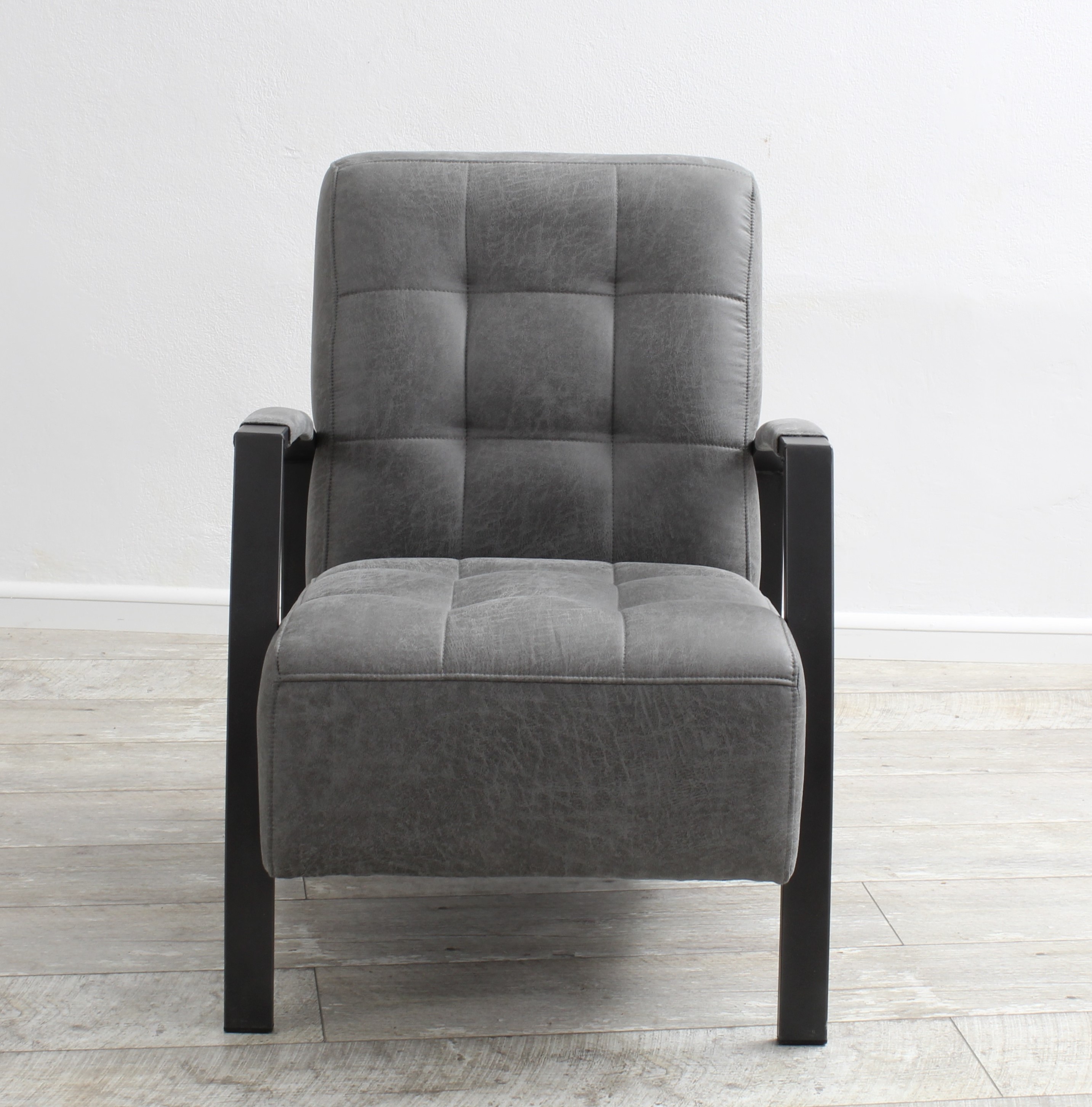 aktiv-moebel.de - Sessel Stuhl Designer "Sylt" Vintage (Kunstleder) für