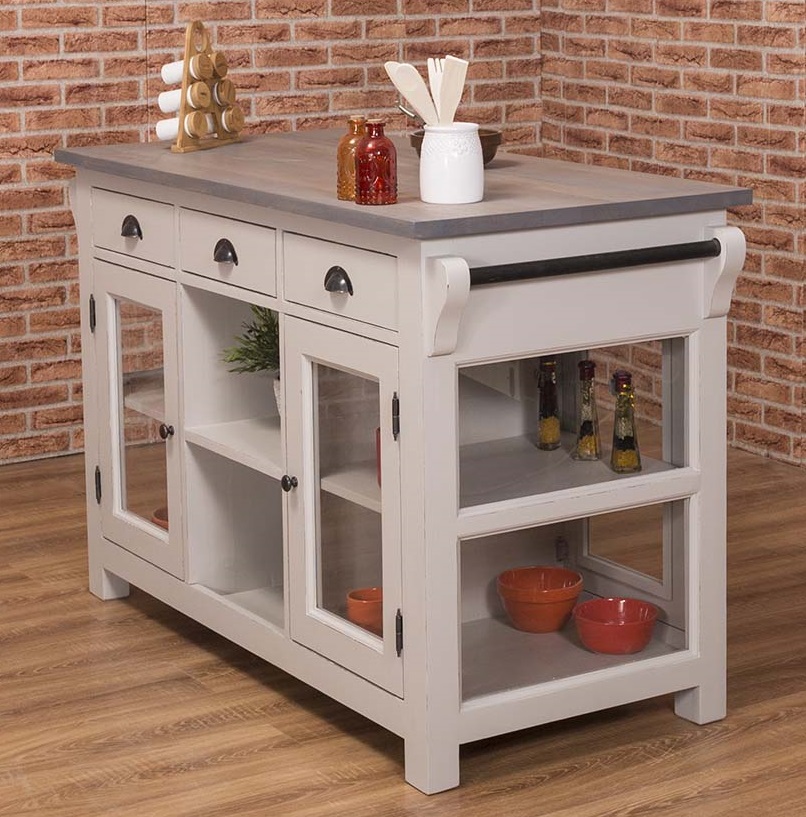 aktiv-moebel.de - Landhaus Kücheninsel Küchenblock Küchen Arbeitstisch