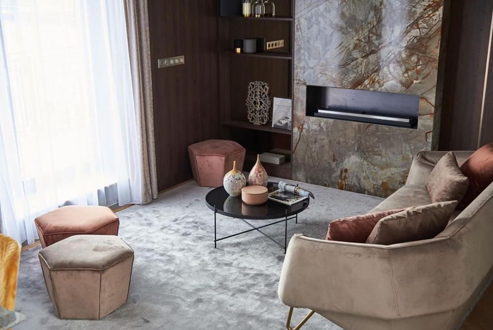 Sofa mit Samt Bezug 2 Sitzer Couch Lounge Design " Leonardo Flow " modern 170 cm altrosa rosa / Choco braun 18 Farben Auswahl