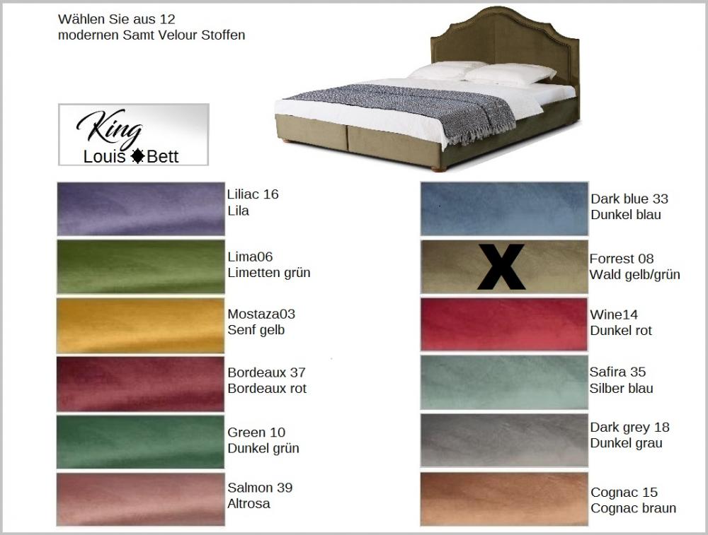 Aktiv Moebel De Polsterbett King Louis Royal Samt Bett Kingsize Queensize Klassik Bettgestell Velour Stoff Aus 12 Farben Wahlen Samtbett Chester London Klassisch Englisch Design 140 X 200 Cm Inkl Lattenrost Lila