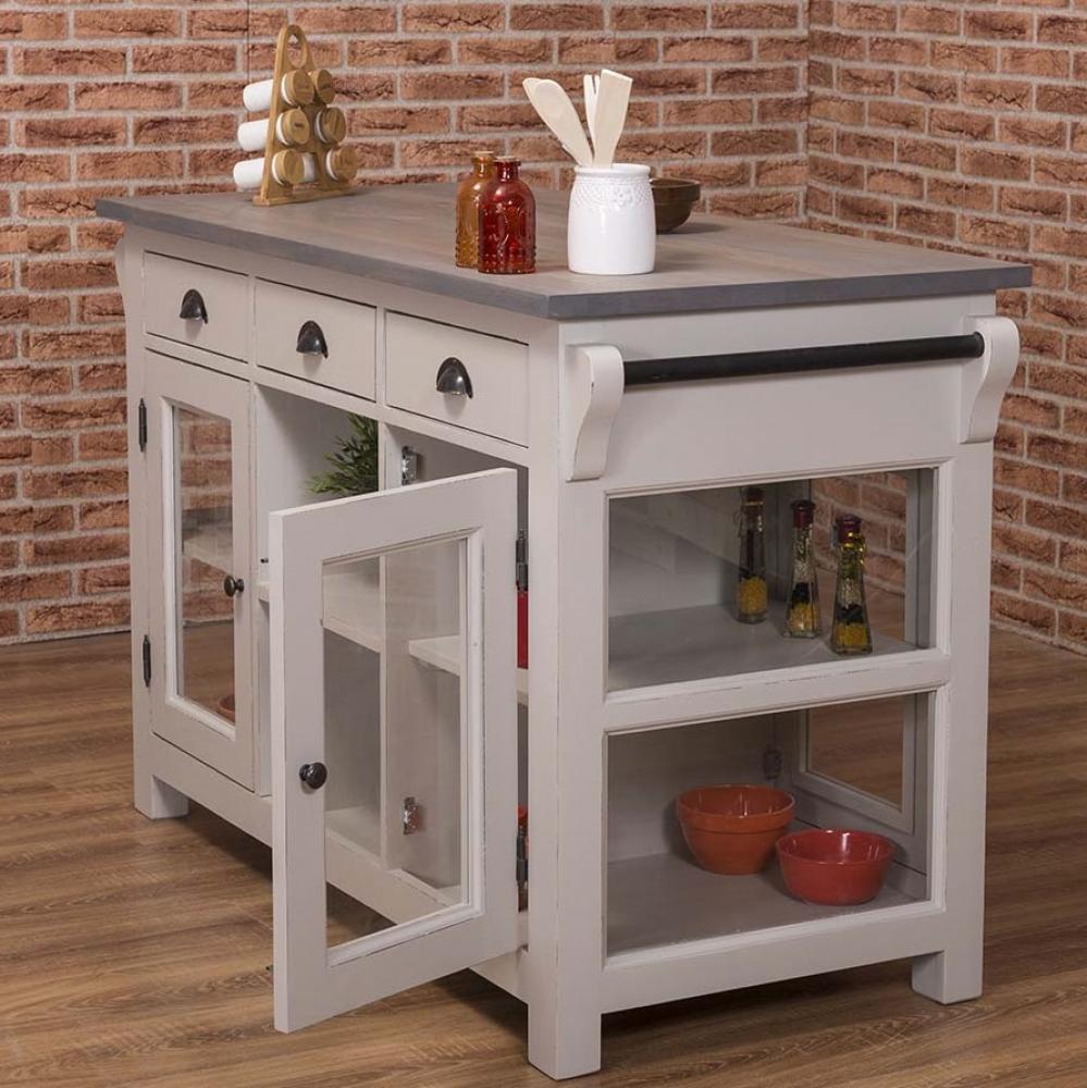 aktiv-moebel.de - Kücheninsel Küchenblock Küchen Arbeitstisch " Berlin