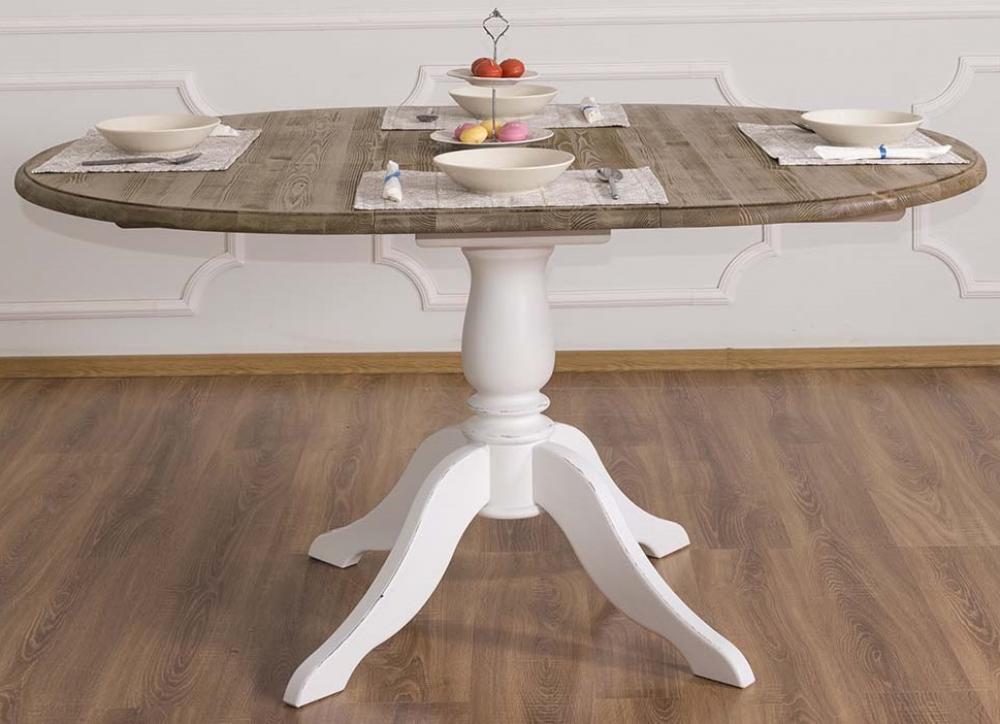 aktiv-moebel.de - Ausziehtisch runder Esstisch Küchentisch PS228 Angona